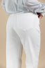Pure Intent White Patch Pocket Wide Leg Jeans
