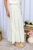 Garden Party Girl Cotton Floral Maxi Skirt