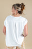 Casual Icon Cap Sleeve Cotton Top