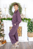 Comfy Hours Fleece Wide Leg Lounge Pants