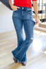 Call The Shots Mid Rise Flare Jeans
