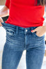 Call The Shots Mid Rise Flare Jeans