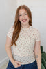 Simply Sweet Quilted Floral Lace Mesh Top