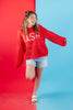 USA Embroidered Long Sleeve Sweater