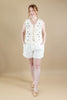 Sandy Horizon Lightweight Pleated Drawstring Waist Shorts