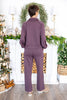 Comfy Hours Fleece Wide Leg Lounge Pants