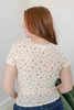 Simply Sweet Quilted Floral Lace Mesh Top