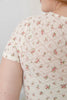 Simply Sweet Quilted Floral Lace Mesh Top