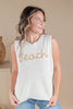 Beach Day Escape Sleeveless Top