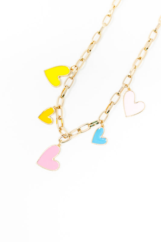 Heart-to-Heart Charm Necklace