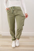 Matcha Magic Sage Green Comfort Stretch Jogger Jeans