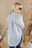 Radiant Lines Long Sleeve Button Down Top