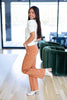 Bonfire Babe Rust Colored Jeans