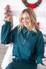 Comfy Hours Fleece Half Zip Pullover