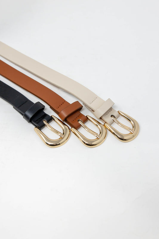 Sweet & Simple U Shaped Buckle Belt