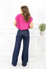 Free Spirit Retro Wide Leg Tummy Control Judy Blue Jeans