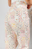 Pastel Patchwork Print Floral Wide Leg Jeans