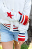 Star Status Americana Long Sleeve Knit Cardigan
