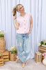 Bare Muse Button Down Sleeveless Top