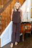 Sculpted Ease Buttery Soft Mock Neck Sleeveless Top
