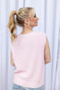 Bare Muse Button Down Sleeveless Top