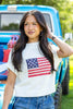 USA Energy American Flag Cotton Blend Sweater