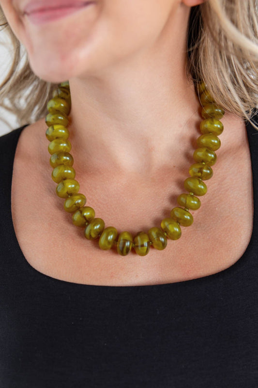 Daily Drama Chunky Beaded Statement Necklace