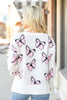 Flutter Away Butterfly Sweater