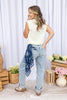 Loop Me In Bandana Loop Boyfriend Jeans