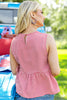 Cottage Cutie Sleeveless Peplum Top