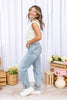 Loop Me In Bandana Loop Boyfriend Jeans
