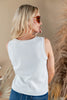 Maui Breeze Tropical Cotton Knit Tank Top