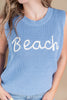Beach Day Escape Sleeveless Top
