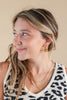 Rich Glimmer Hoop Earrings