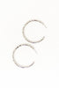 Luxe Texture Hoop Earrings