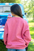 USA Vintage Varsity Cotton Blend Graphic Sweatshirt