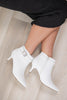 Total Mood Pointed Toe Kitten Heel Booties