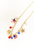 Party In America Charm Necklace