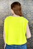 Lucky Girl Energy Sleeveless Knit Sweater Vest