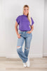 On Repeat Distressed Slim Wide Jeans