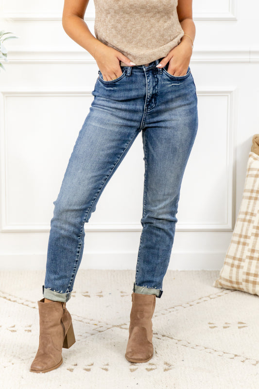 Easy Street Relaxed Fit Judy Blue Jeans