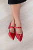 Heavenly Steps Mary Jane Strap Slingback Block Heels