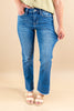 Leading Lady Medium Wash Comfort Stretch Kick Flare Jeans