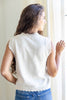 Fantasy Bloom Embroidered Floral Sleeveless Sweater Vest