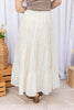 Garden Party Girl Cotton Floral Maxi Skirt