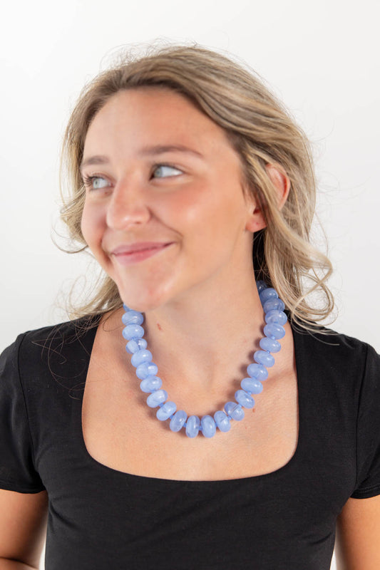 Daily Drama Chunky Beaded Statement Necklace