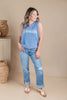 Beach Day Escape Sleeveless Top