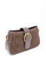 Strut Mode Suede Buckle Bag