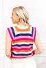 Playful Palette Short Sleeve Sweater