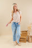 Forever Favorite Striped Lightweight Cotton Blend Top